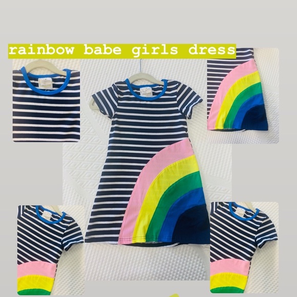 RAINBOW BABE | girls dress 🌈 - Picture 5 of 5